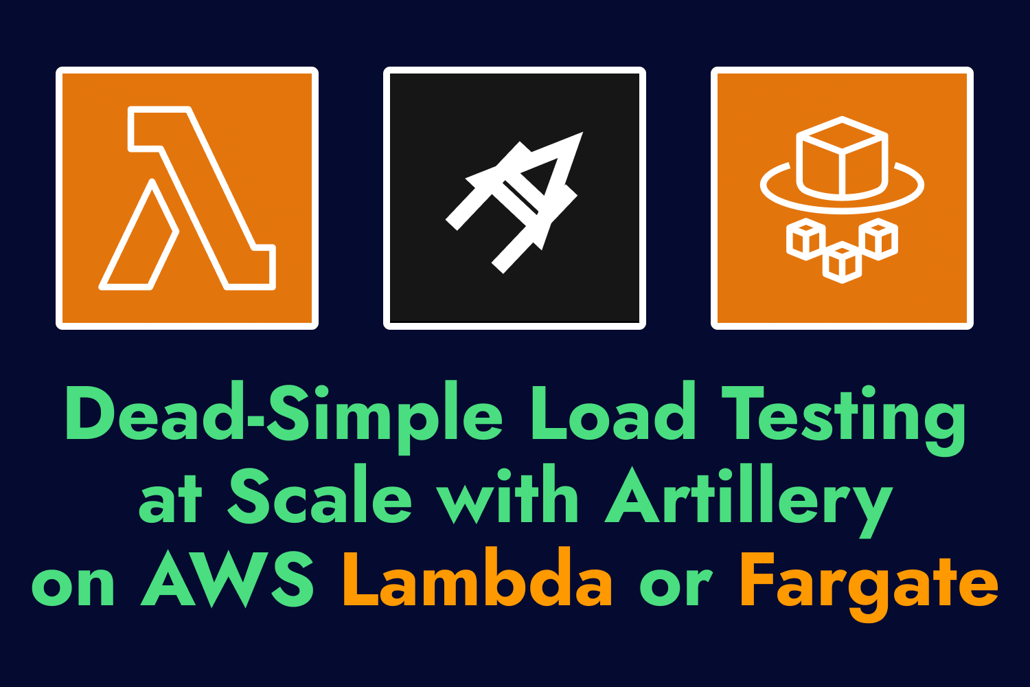 Article cover for Dead Simple Load Testing at Scale on Lambda or Fargate