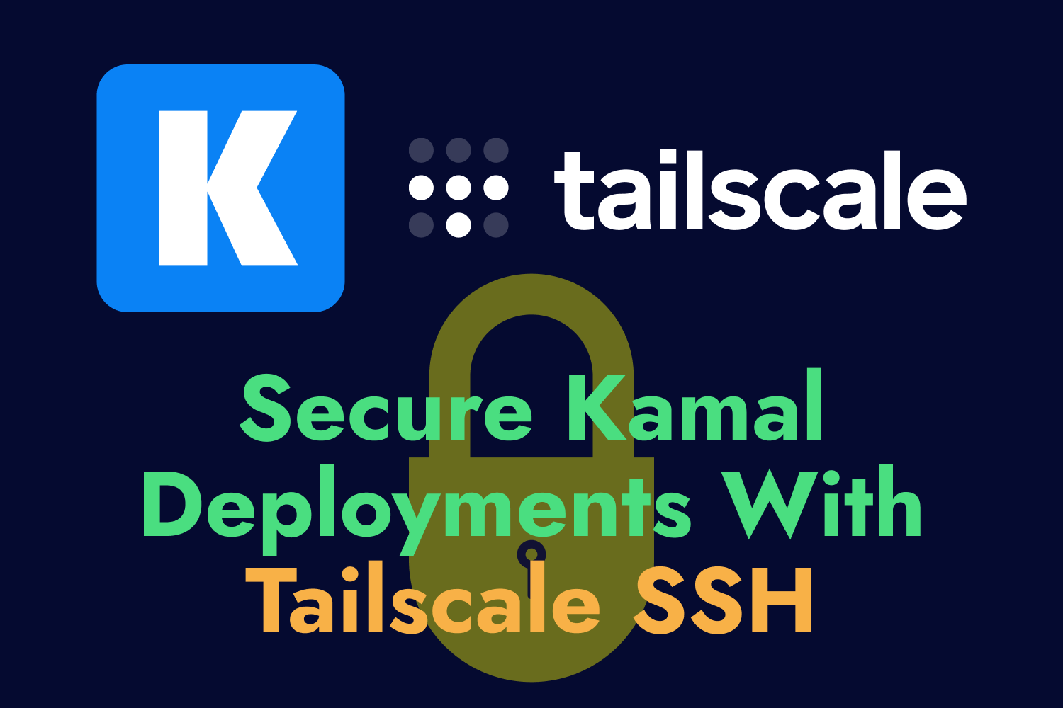 Article cover for Secure Kamal Deployments With Tailscale SSH