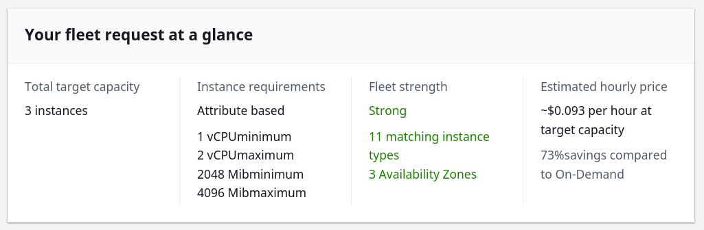 Example for AWS Spot Instances